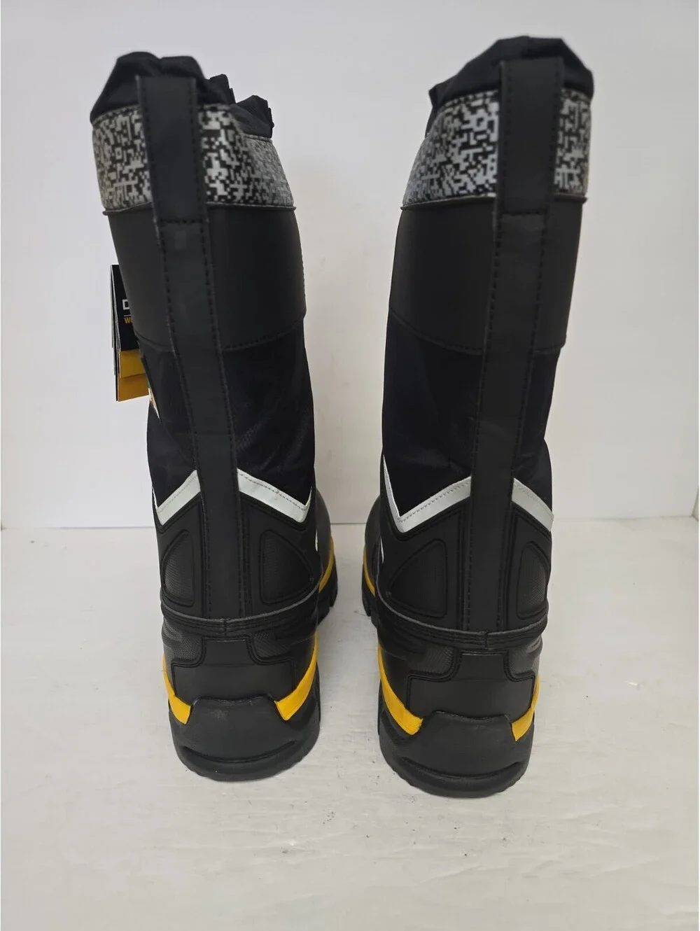 DAKOTA Men's 8530 Steel Toe Steel Plate Safety Winter Felt Pack Boots Black 11M